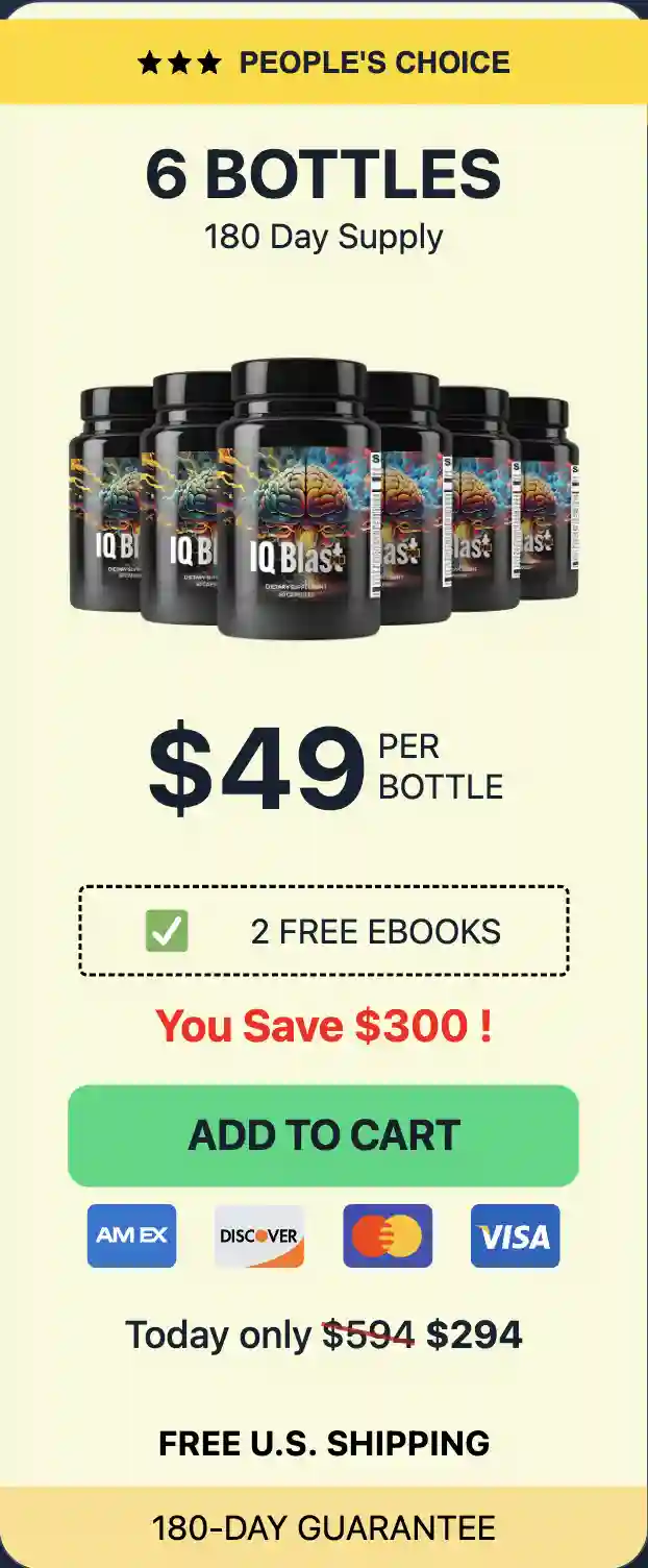 IQ Blast Pro 6 bottle price 