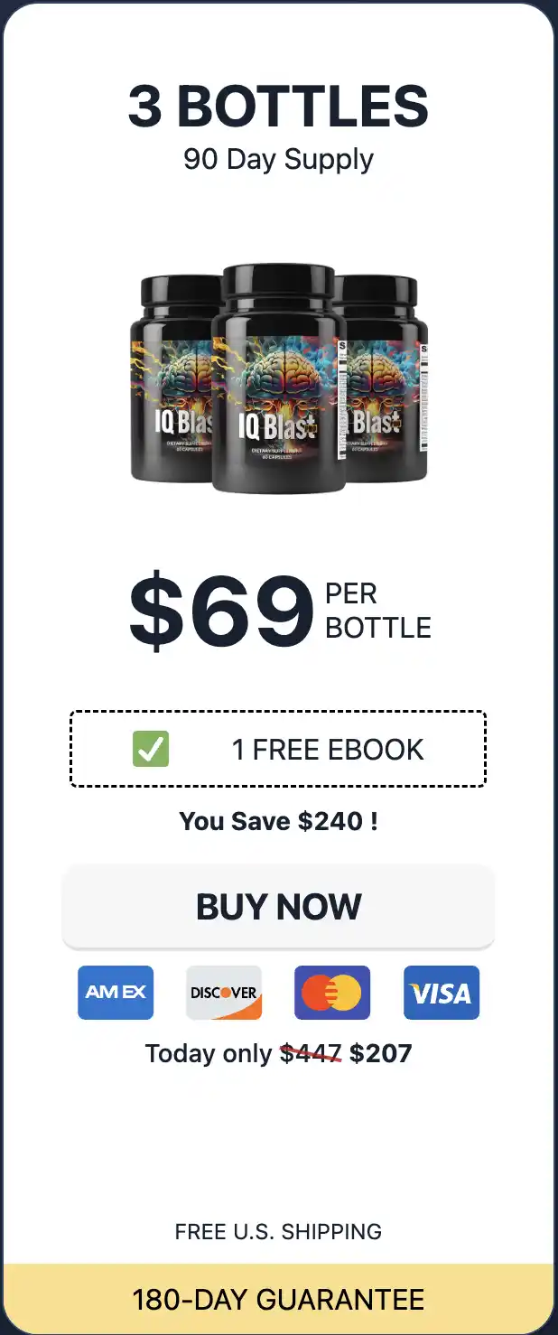 IQ Blast Pro 3 bottle price